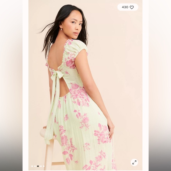 NWOT Free People Forget Me Not Midi Dress | Medium - Picture 5 of 12